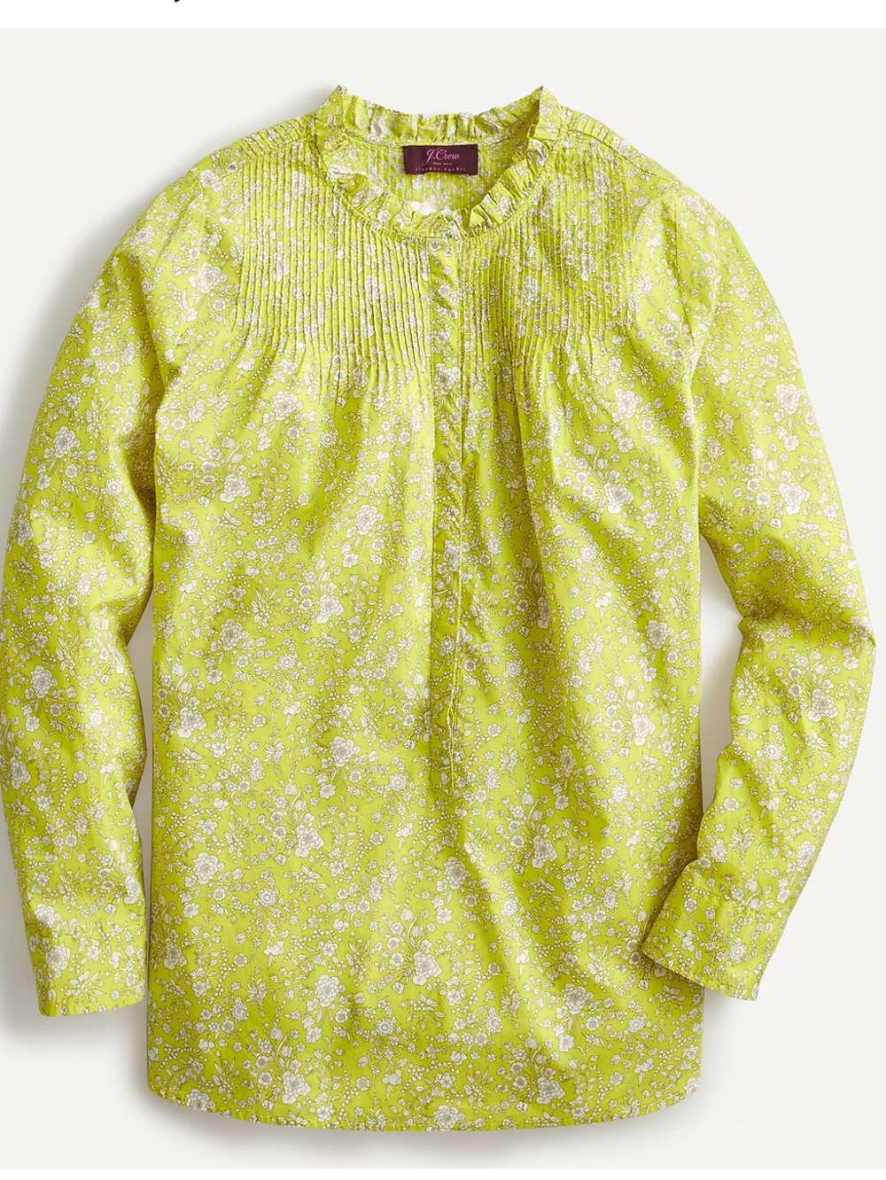 J. Crew x Liberty of London popover  top in Summer Blooms sz XL